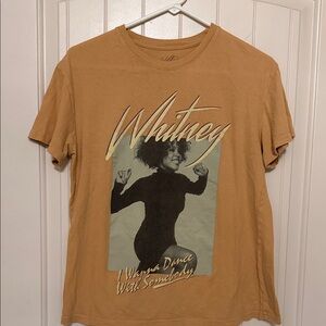 Whitney Graphic Tee - Mustard Yellow